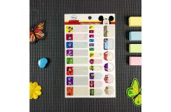 China Handwritten Coated Paper Sticker Classification Personalised Name Stickers supplier