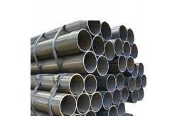 China Round Welded Steel Pipes Black Painted Boiler Pipe Non Oiled supplier