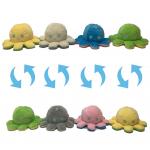 3.94IN 10CM Educational Plush Toys Mood Changing Reversible Octopus Plush Toy for sale