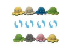 China 3.94IN 10CM Educational Plush Toys Mood Changing Reversible Octopus Plush Toy supplier