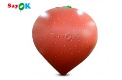 China 6.56ft Tall Strawberry Shapes Inflatable Balloon For Opening Ceremony supplier