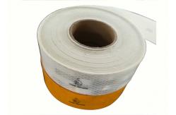 China 0.05*45.72m  Reflective Adhesive Tape  , High Intensity Reflective Conspicuity Tape White supplier