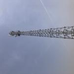 Hot Dip Galvanized Guy Wire Support Lattice Steel Towers for sale