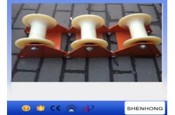 China 230MM Width Manhole Cable Laying Roller Wear Resisting With Nylon Wheel supplier