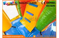 China Children Game Clown Inflatable Bouncer Slide For Backyard / Zoo / Water Park supplier