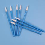 Rigid PP Stick Sharp Pointed Sponge Foam Tip ESD Cleanroom Swab For Factory Cleaning for sale