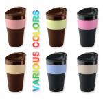 Biodegradable Reusable 12OZ Collapsible Silicone Coffee Cup