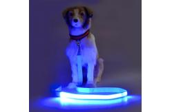 China 120cm Led Dog Leash Rechargeable USB Illuminated Dog Leash Personalized supplier