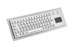 China Stainless Steel Industrial Keyboard With Touchpad  / Rugged  Keyboard supplier