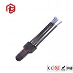 LED Lighting Y Type 3 Pin Waterproof Cable Splitter Connector Female / Male Circular for sale