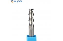 China High Precision Tungsten Carbide CNC Lathe Tools 3C 45HRC 55HRC Polished 3 Flute supplier