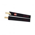 Natural Accept Round Disposable Bamboo Chopstick Customized Logo for sale