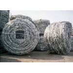 Dia 2.5mm Hot Dip Galvanized Barbed Wire With 4 Points for sale