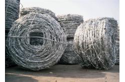 China Dia 2.5mm Hot Dip Galvanized Barbed Wire With 4 Points supplier