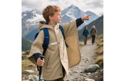 China Waterproof 100 Polyester Fabric 47GSM Cape Fabric Breathable For Children supplier