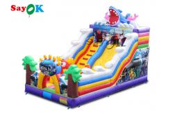 China Inflatable Bouncy Slide Commercial Jumbo Inflatable Jumper Slide Combo For Children supplier