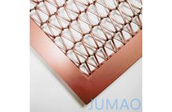 China 1x3 Copper Metal Mesh Divider Wall Partitions Cutomized supplier