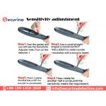 FCC 220mW Hand Held Security Wands 22KhZ Hand Wand Metal Detector