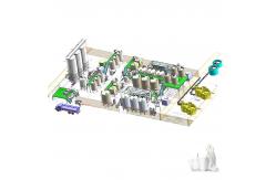 China 10000L / Day UHT Milk Processing Line With Milk Processing Unit 250 - 1000ml supplier