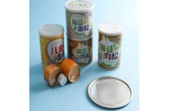 China Milk Powder Food Tin Can Paper Packaging With Lid Recycle supplier