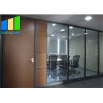 Full Height Room Dividers Fixed Glass Partition Office Soundproof Removable Wall