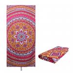 Sand Proof  Sublimated Beach Towels Foldable  Easy Storage Space Saving