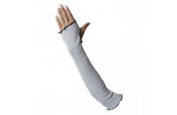 China Customized Length Level 5 Cut Resistant Gloves PE Knitted Sleeves High Durability supplier