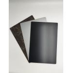 PE Coated Silver Metallic ACP Sheet  Mirror Finish 0.15mm  Layer Thickness for sale