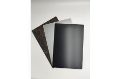 China PE Coated Silver Metallic ACP Sheet  Mirror Finish 0.15mm  Layer Thickness supplier