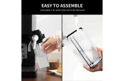 China Black Coffee Machine With Milk Frother Multi Function 500W Household Espresso Machine supplier