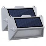 3.7V 1200mAh LED Solar Sensor Wall Light for sale