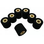 Black Hot Ink Rollers 36x32mm rub resistant For MRP Date Printer for sale