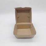 Custom Printed Cowhide Burger Box Eco Friendly and Customizable for Takeaway
