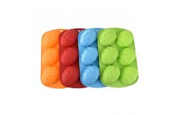 China Food Grade Cake Silicone Molds Diy Handmade Easter Egg Shaped Cake Mould supplier