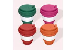 China 8oz 10oz 12oz Silicone Roll Up Folding Water Bottle Non Toxic supplier