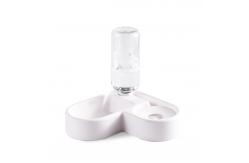 China 2 In 1 Automatic Water Dispenser Detachable Dog Food And Water Bowl Set supplier