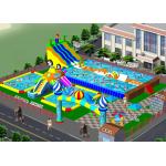 Outside Kids  Inflatable Water Park With ASTM CE UL Certificate