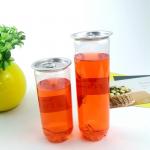 Slim Shape 330ml Plastic Beverage Cans For Milk Water