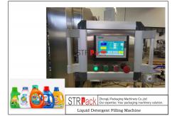 China Automatic Bottle Shampoo Liquid Detergent Filling Machine With Capping Packaging Line supplier