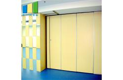China Aluminum Profile Collapsible Folding Manual Movable Sliding Partition Walls For Hotel supplier