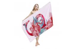 China Knitted Sublimated Beach Towels Dense Terrt Strong Water Absorbability supplier
