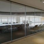 Frameless Glass Office Furniture Partitions Operable Walls For Conference Room for sale