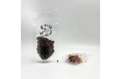 China Clear Stand Up Pet Food Barrier Airtight Zipper Display Pouches lock in Freshness supplier