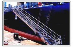China DNV BV ABS approve Marine Aluminum Accommodation Ladder For Ship supplier