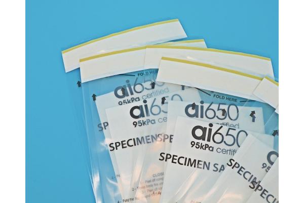 95kPa clear transport bag for liquid sample and Harmful garbage