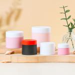 Eco-Friendly PP Plastic Cosmetic Jars Customizable Skincare Packaging for sale