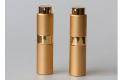 China Luxury Small Twist And Spritz Atomiser Cosmetics Aluminum Perfume Bottle supplier