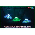 Big Lighting Inflatable Flower Beautiful Rental For Ceiling Decoration