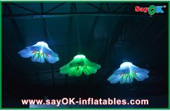 China Big Lighting Inflatable Flower Beautiful Rental For Ceiling Decoration supplier