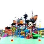 Safety Outdoor Pirate Ship Playground For Family  Environmental Friendly for sale